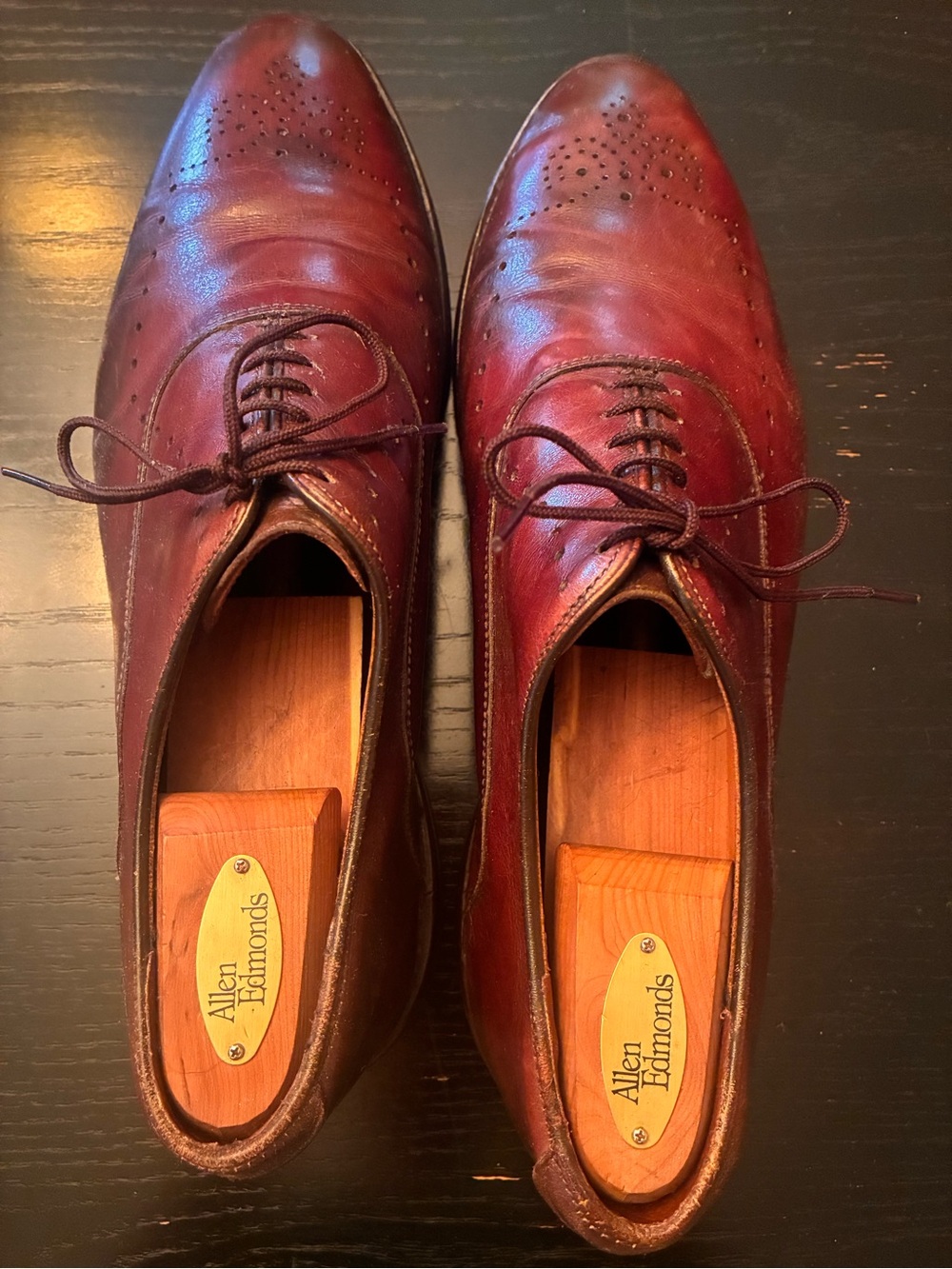 Allen Edmonds Men’s Weybridge Leather Oxford Dress Shoes 5968 11 e